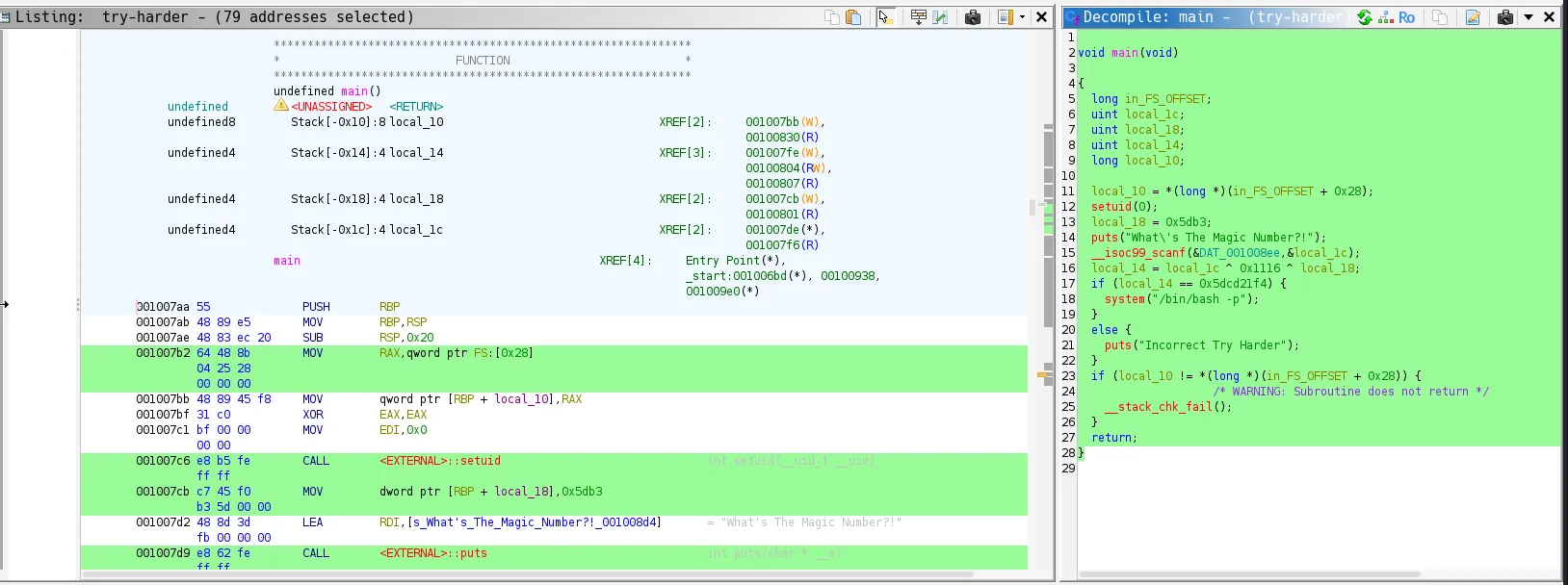 Website initial view
