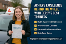 Achieve Excellence Behind the Wheel with Derby’s Best Trainers