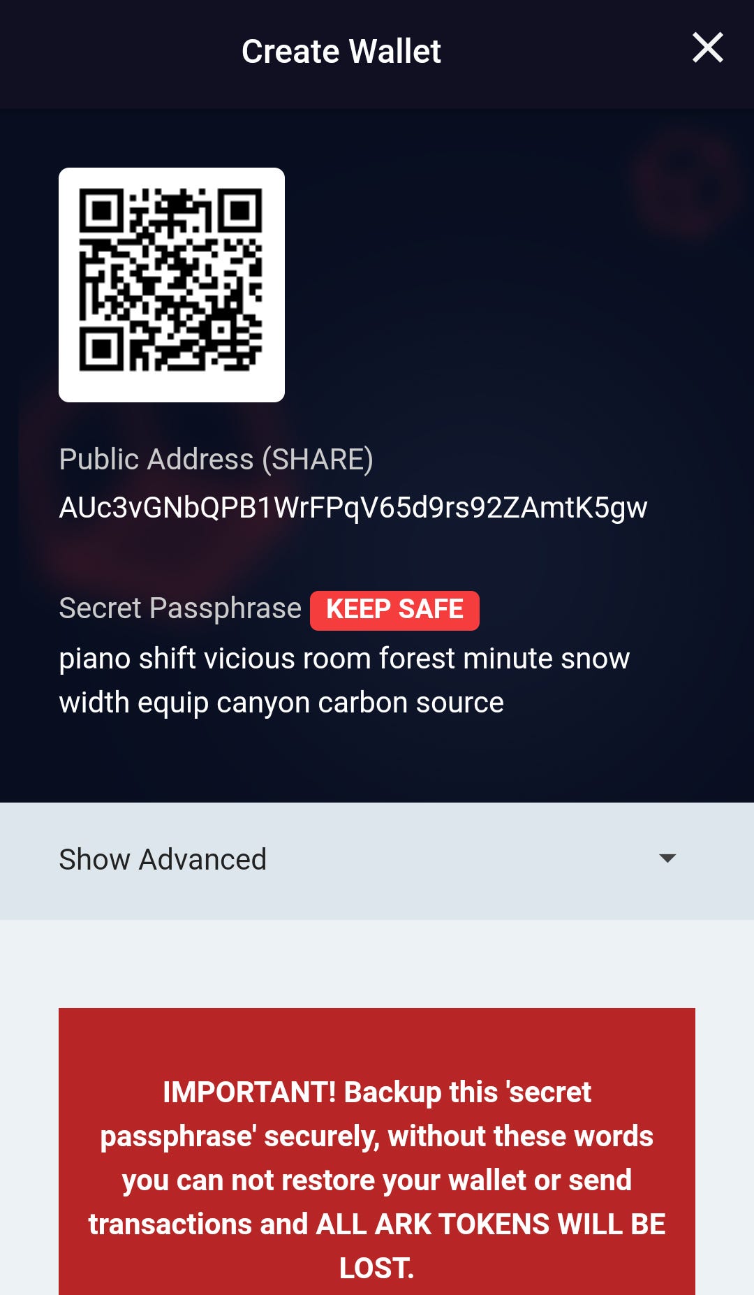 Mobile ARK Wallet — A Wallet for Everyone | by Rok Černec | ARK.io | Blog |  Medium