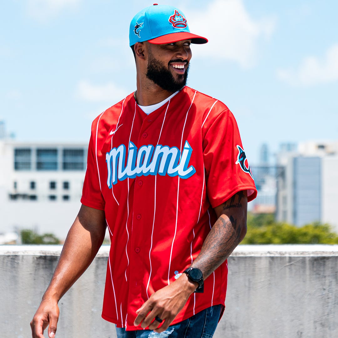 marlins original uniforms