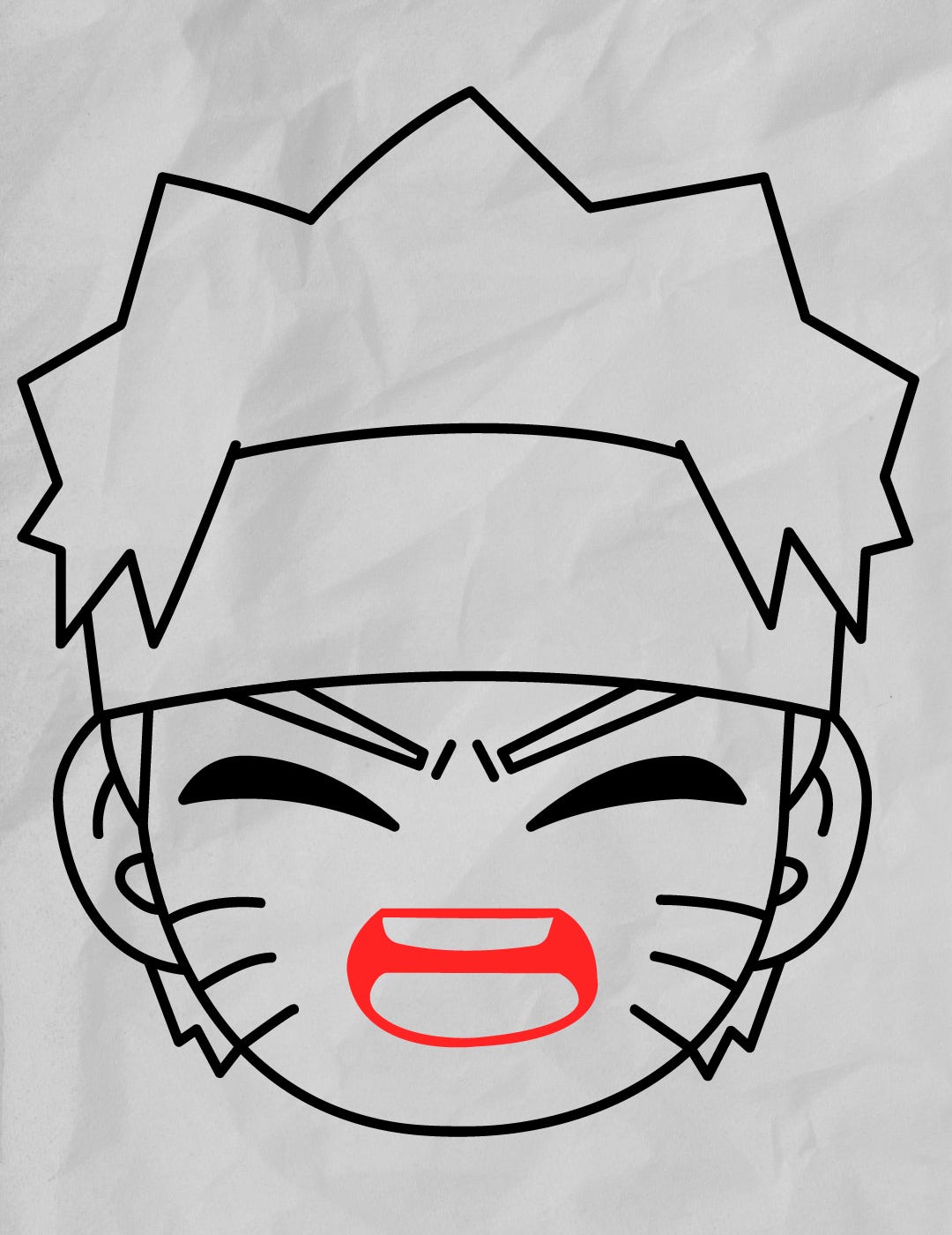 My Blog: HOW TO DRAW NARUTO FACE  Naruto drawings, Drawings, Naruto