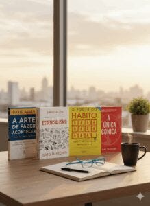 5 Livros Que Mudam a Forma Como Você Enxerga Produtividade (E Como Aplicá-los No Dia a Dia)