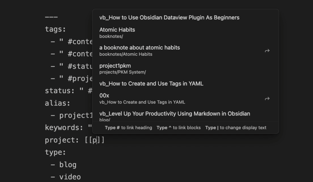 Use YAML Front Matter Correctly in Obsidian iReadAction