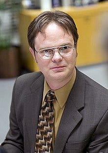 Dwight K. Schrute, from Wikipedia
