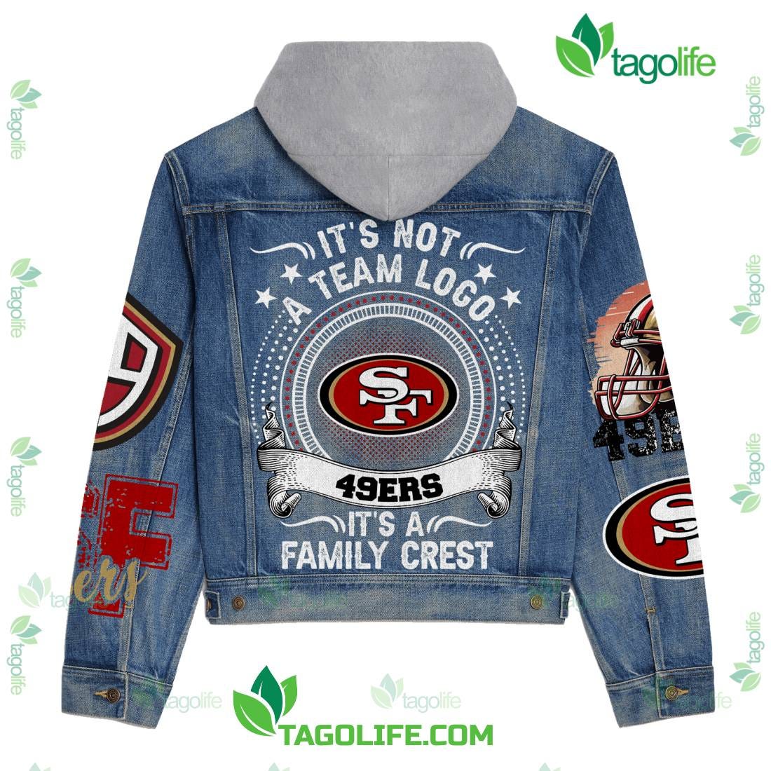 49ers sales jean jacket