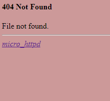 micro_httpd 404 Not Found Image