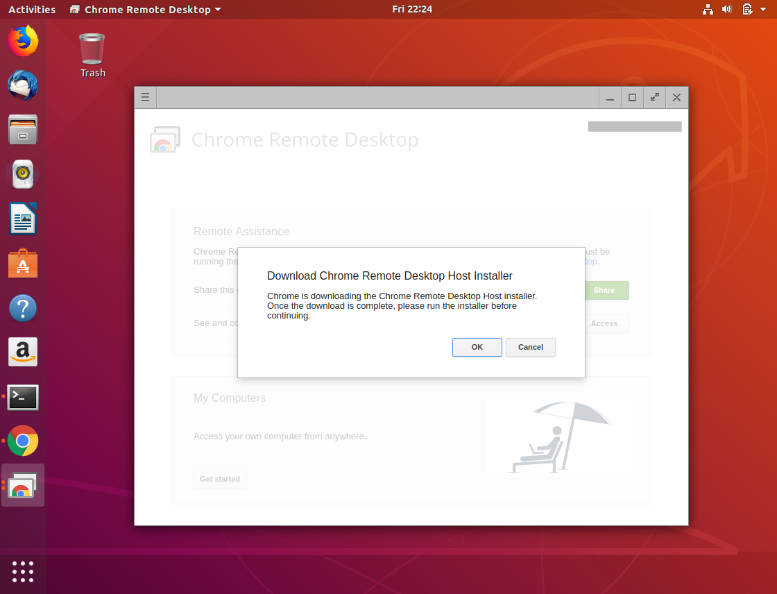 How to Install Chrome Remote Desktop on Ubuntu 18.04 | by Vicken Simonian |  Medium