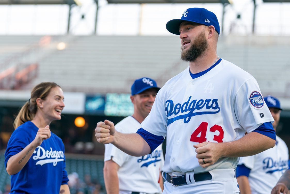 Los Angeles Dodgers with connections to Oklahoma