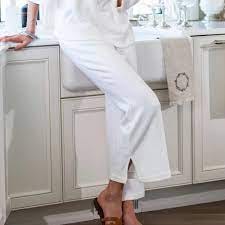 Women White Merino Comfy Wool Knit Pants Redefine Everyday Luxury and Warmth