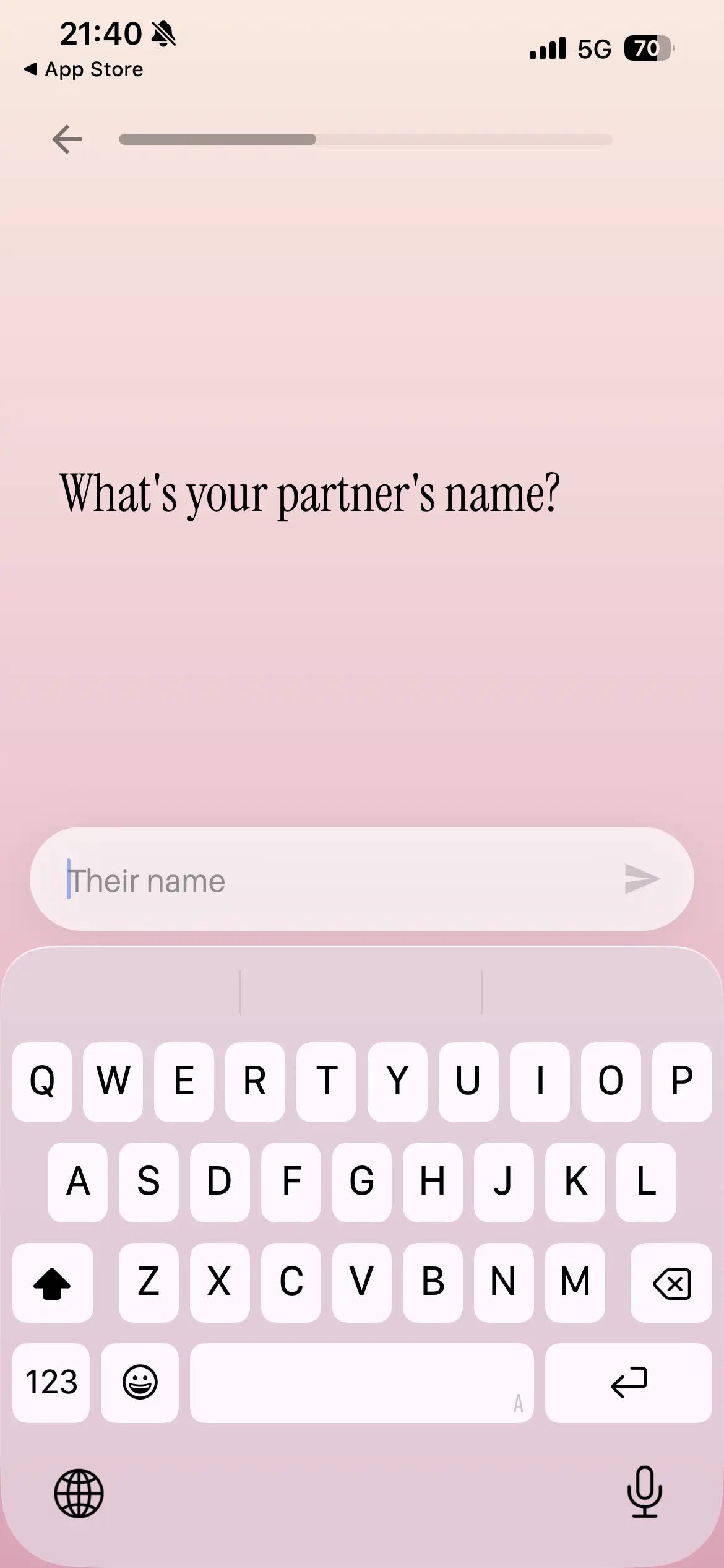 Stella onboarding 询问用户伴侣姓名