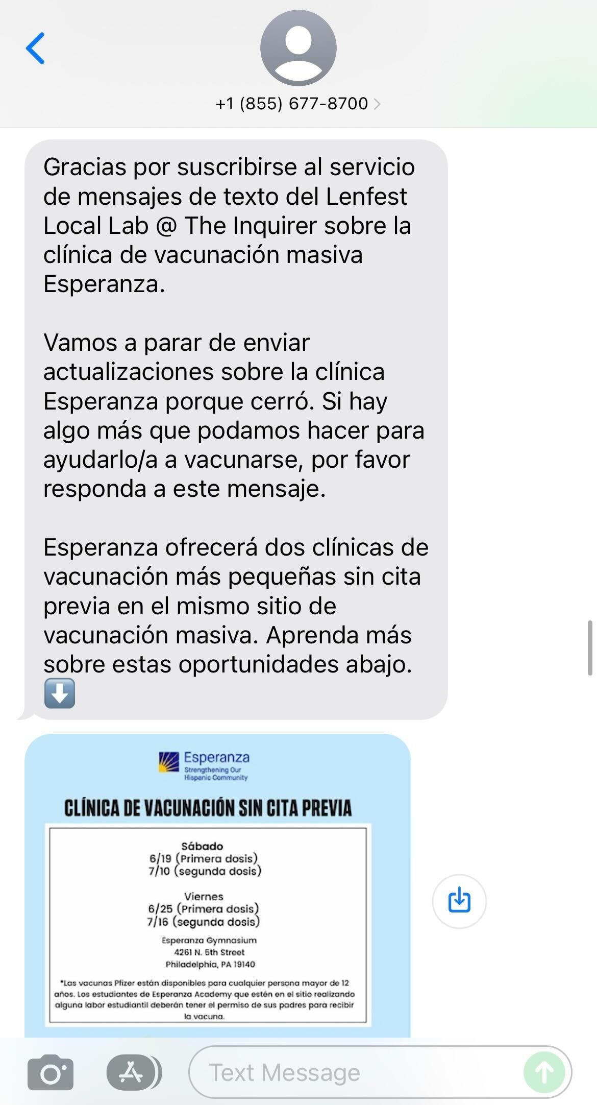 Prioritizing action: How we created a bilingual texting service to help get  people vaccinated., by Kelly Brennan, The Lenfest Local Lab @ The  Inquirer