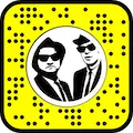“Snapcode” to download the Blues Brothers Snapchat lens (how to use it)