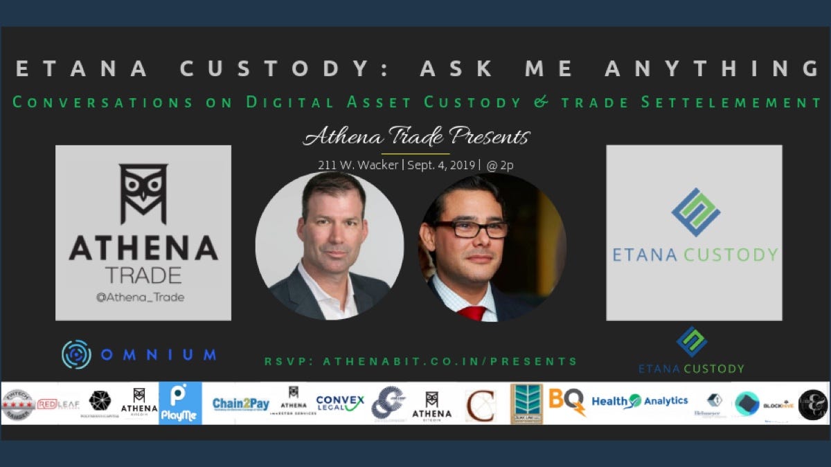 AMA with Etana Custody Discusses Advancements in Digital Asset Custody &  Trade Settlement | by Jenny Balliet | Athena.Trade | Medium