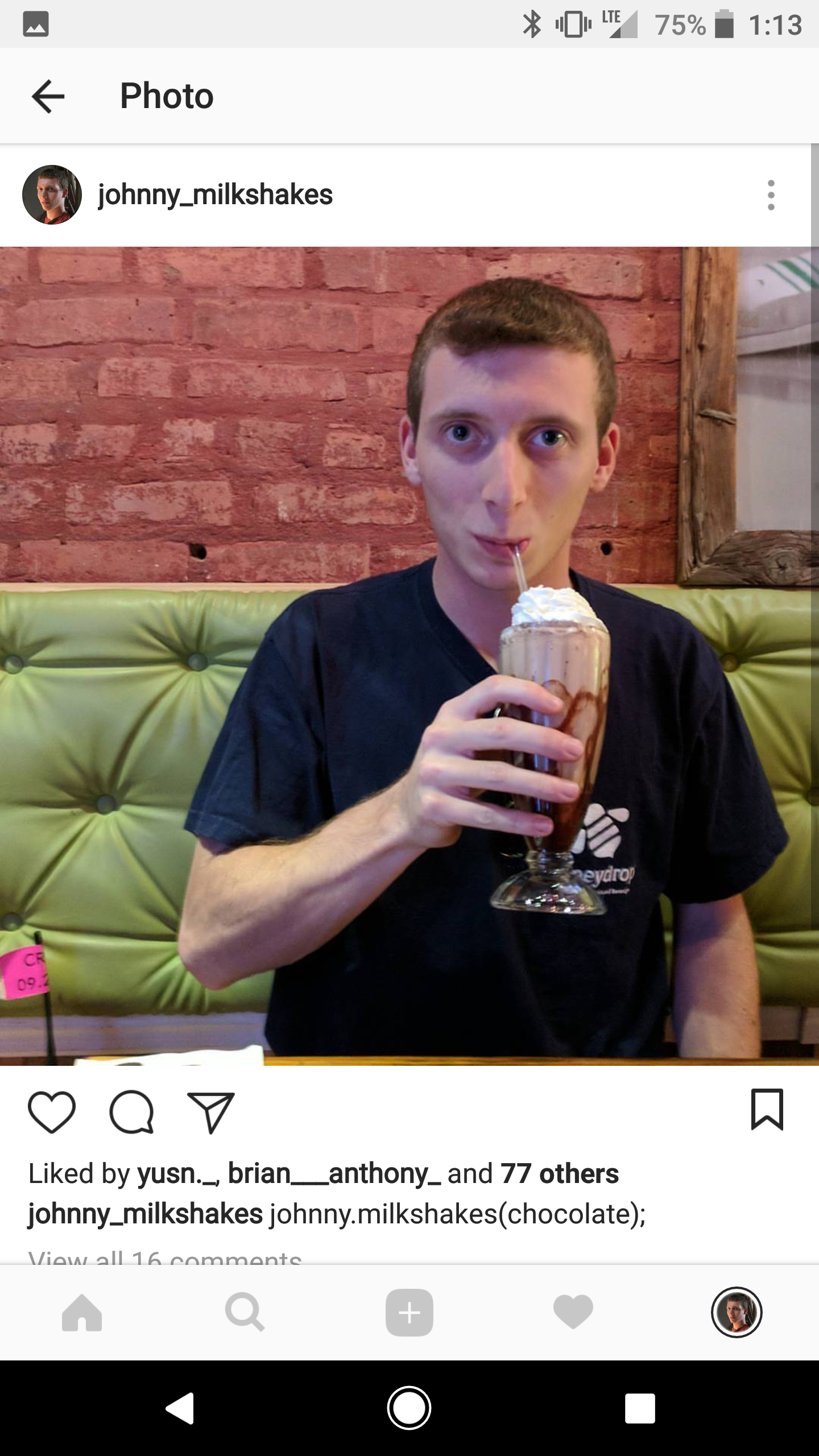 Johnny Milkshakes – Medium