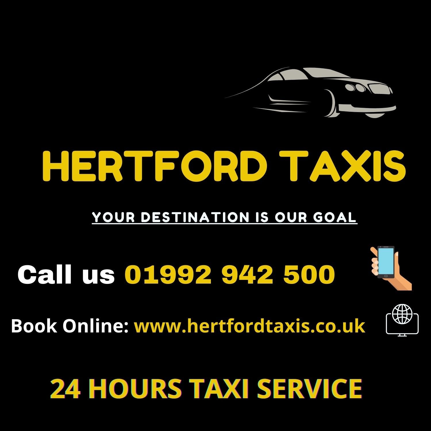 About Hertford Taxis Medium