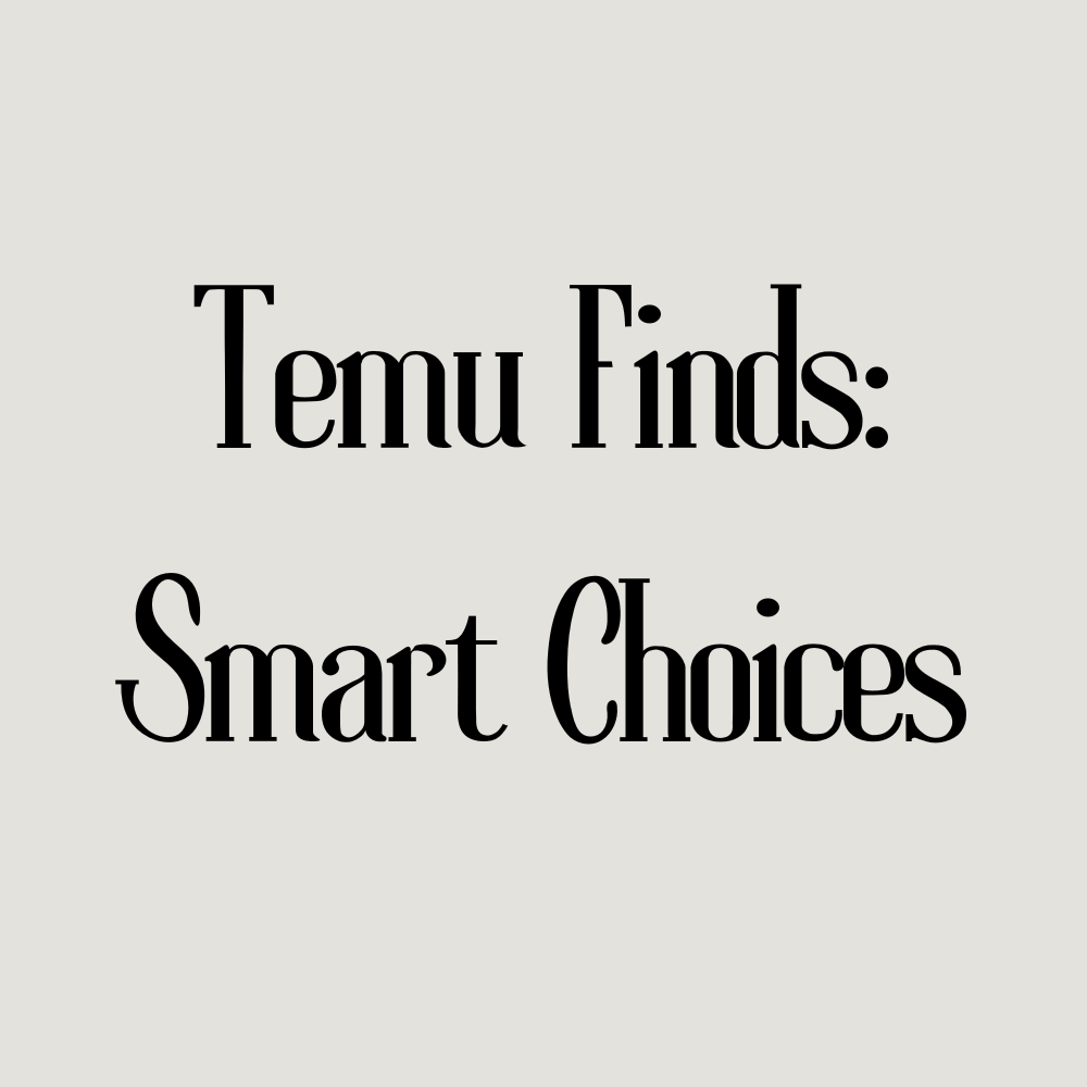 Temu finds smart choices medium