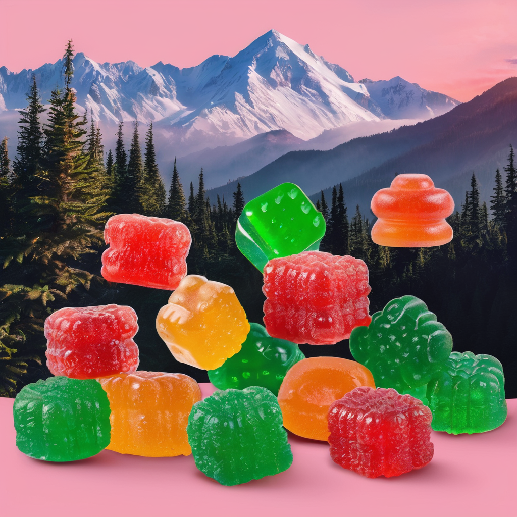 Green Lobster CBD Gummies Medium