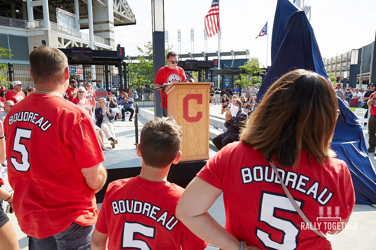 Cleveland Guardians on X: To prep for the Lou Boudreau statue