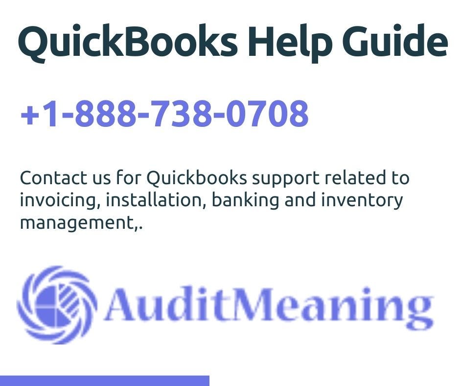 QuickBooks Help Guide +18887380708 Medium
