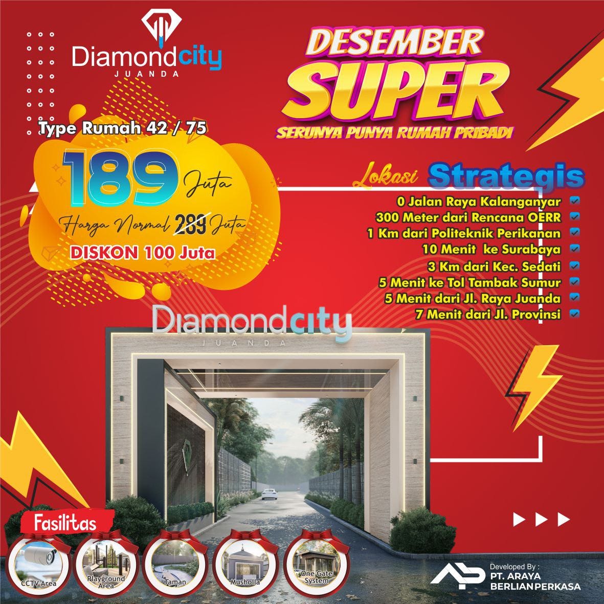 Diamond City Juanda Medium