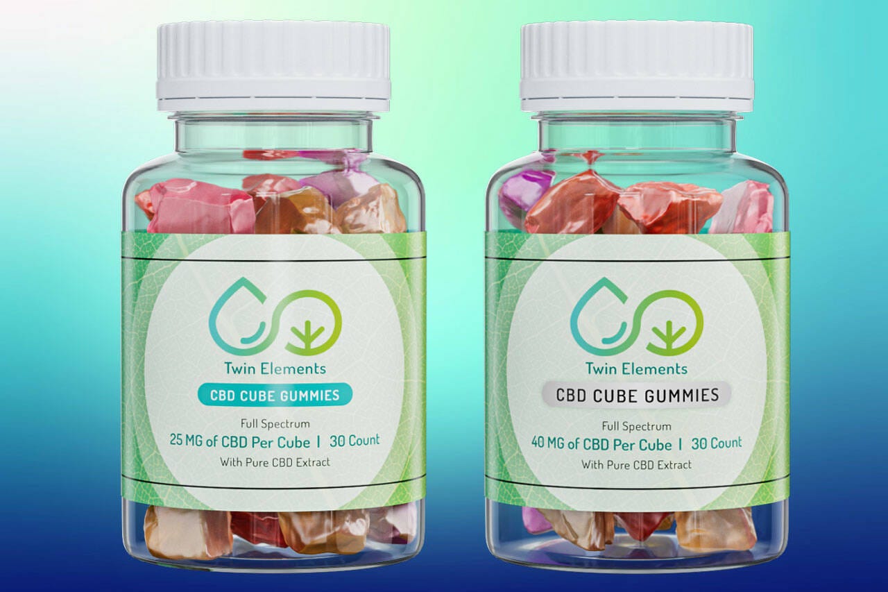 Twin Elements CBD Gummies – Medium