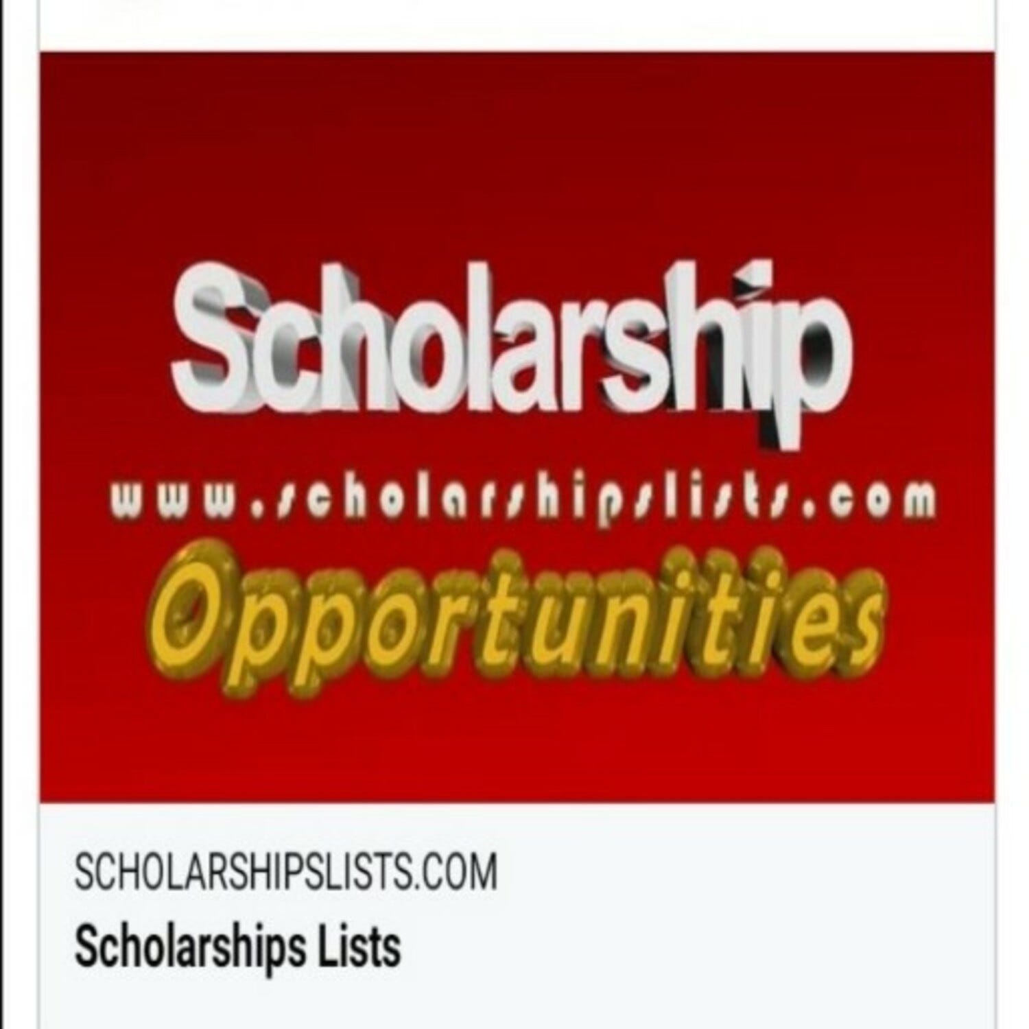 Scholarships Lists l scholarlis – Medium