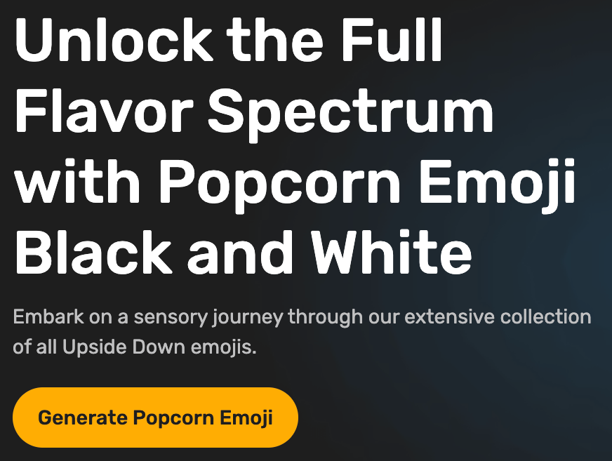 Popcorn Emoji Maker Medium