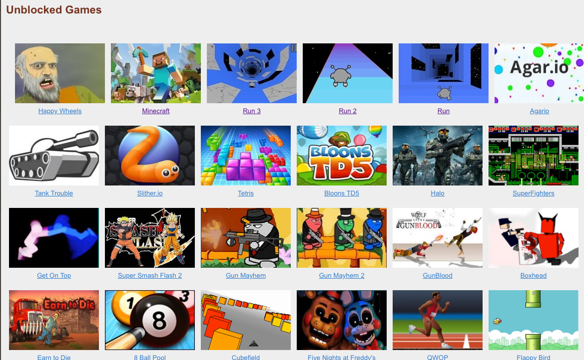What unblocked games can I play at school? - Quora
