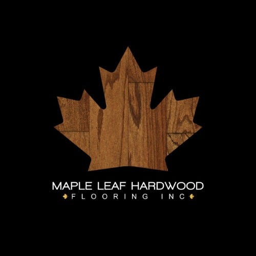 Maple leaf hardwood flooring Medium