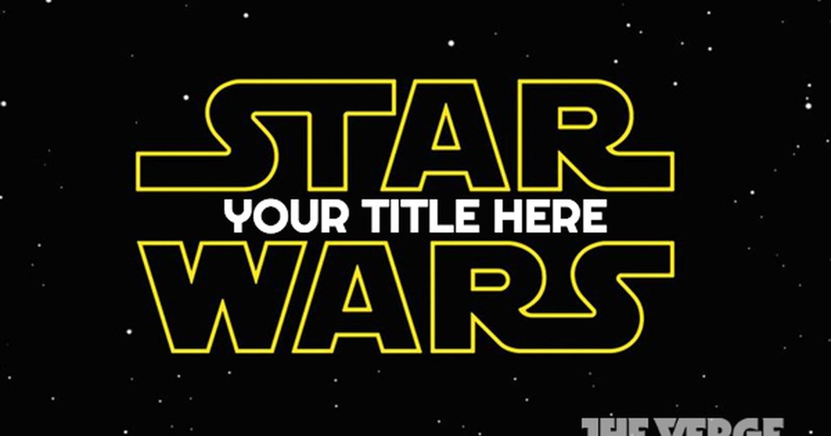 Download Star Wars font generator – Medium