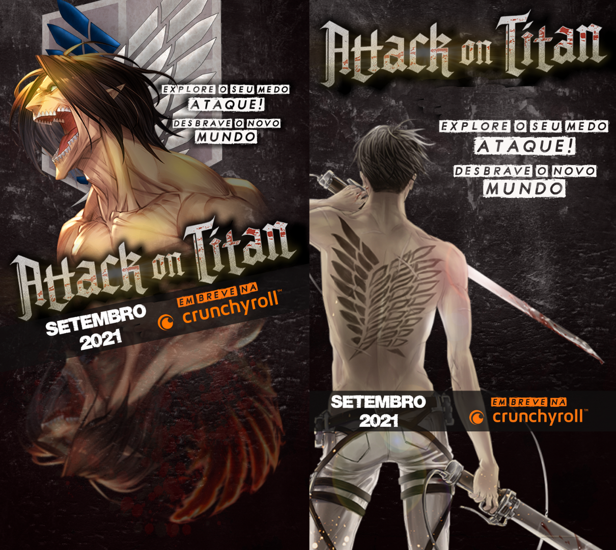 Campanha de Branded Content para o anime Attack On Titan (Shingeki no Kyojin), by Ailton Junior