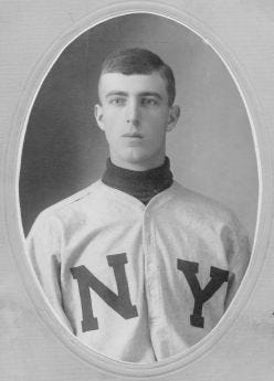 Fred Merkle, age 18 in 1907
