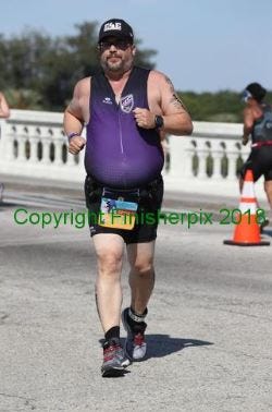 Completing St. Anthony’s Triathlon at 285 pound in 2014