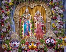 ISKCON temple Bangalore deity Sri Radha Krishnachandra