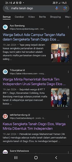 mitos dan fakta kasus tanah dago terbaru