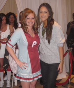 Phillies Ballgirls reveal new uniform at Macy's Center City