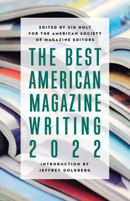 Magazine Write Up The Best American Magazine Writing 2022 | by Michelle Renee Kidwell ...