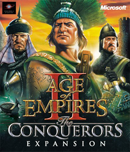 The Age of Empires 2 Expansion (Photo: https://en.wikipedia.org/wiki/Age_of_Empires_II:_The_Conquerors#/media/File:Age_of_Empires_II_-_The_Conquerors_Coverart.png)