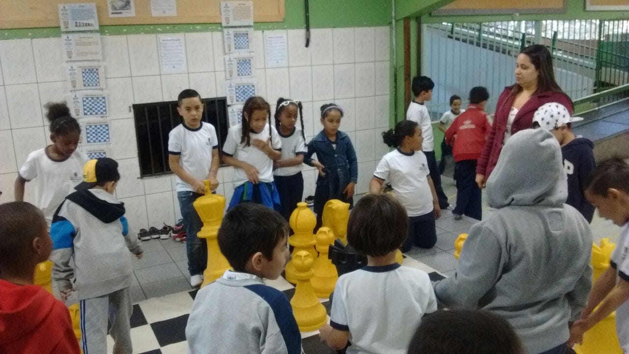 As turmas estão crescendo - Escola de Xadrez Tijuca