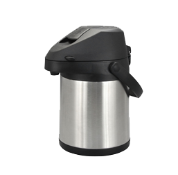 Thermos for hot and cold tea, medium pressure, 1 liter, gray