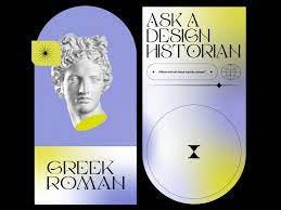 Greco-Roman Graphic Design Trend from Dribble