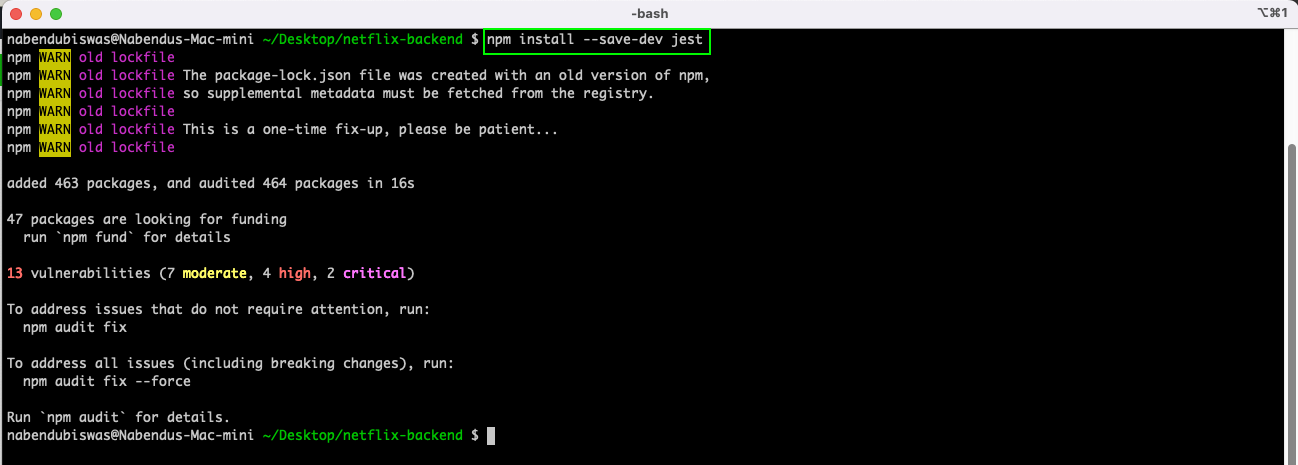 NodeJS App testing with Jest. In this post we are going to test a