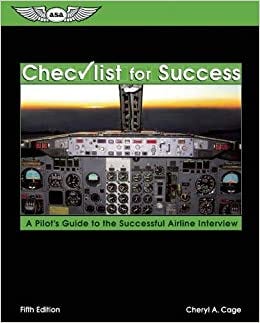 CHECKLIST FOR SUCCESS APILOT SGUIDE TO THE SUCCESSFUL AIRLINE INTERVIEW visual data 6