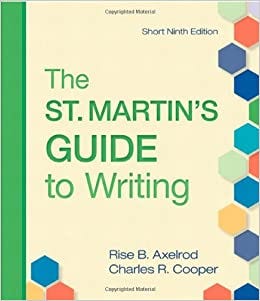 ST MARTIN S GUIDE TO WRITING 12TH EDITION PDF visual data 7