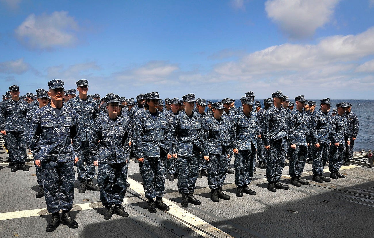 Rejoice, the U.S. Navy Scraps Its Awful 'Blueberry' Uniforms, by War Is  Boring, War Is Boring