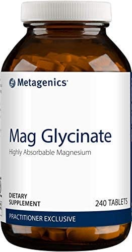 Metagenics Mag Glycinate — Highly Absorbable Magnesium Glycinate 100mg Supplement for Muscle…