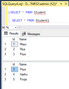 Set Operators in SQL. Set Operators | by mayuri budake | Medium