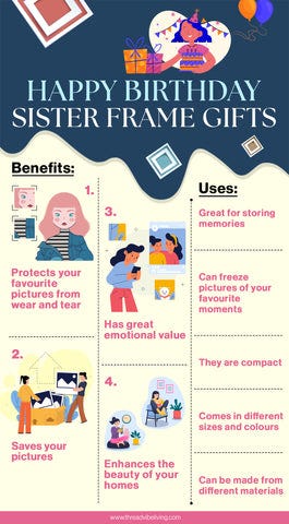4 Elegant Birthday Frame Gift Ideas for Your Sister