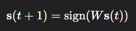 Fig 5 : Synchronous update — update all neurons together