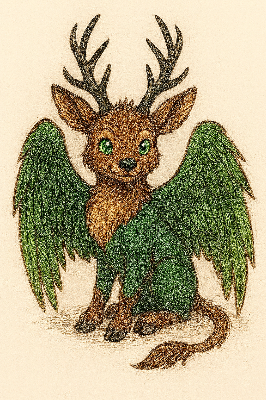 From a Magical Drawing to a Real Peryton Plushie: A Child’s Enchanted Creation Comes to Life